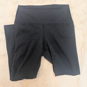 NOBULL Black Kids Leggings with Wide Waistband